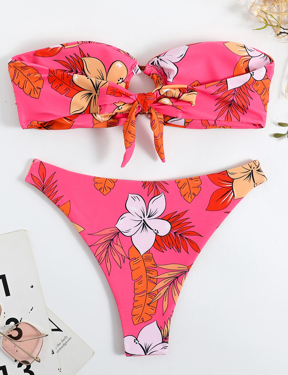 Claudia® | Print Bikini With Bandeau Bra