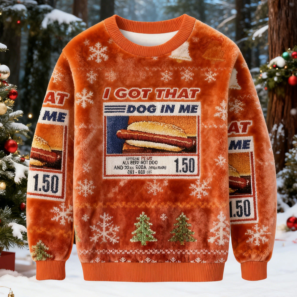 Comstylish I Got That Dog In Me Christmas Ugly Sweatshirt