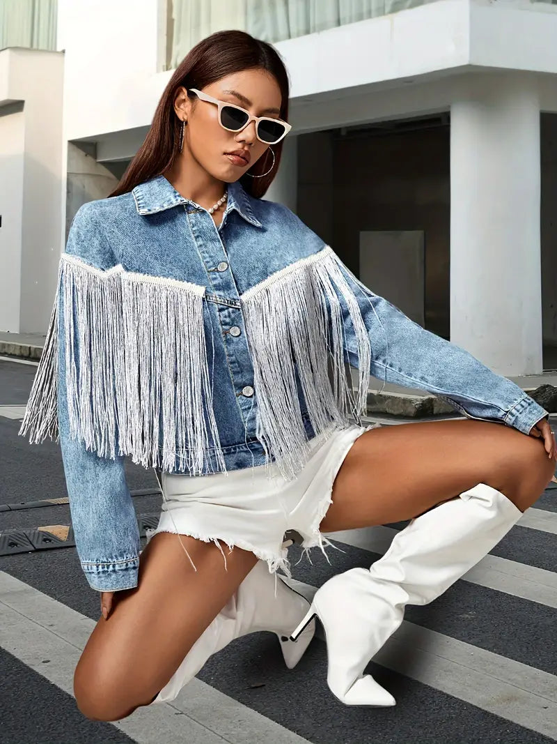 LM | Vintage Tassel Jacket for women