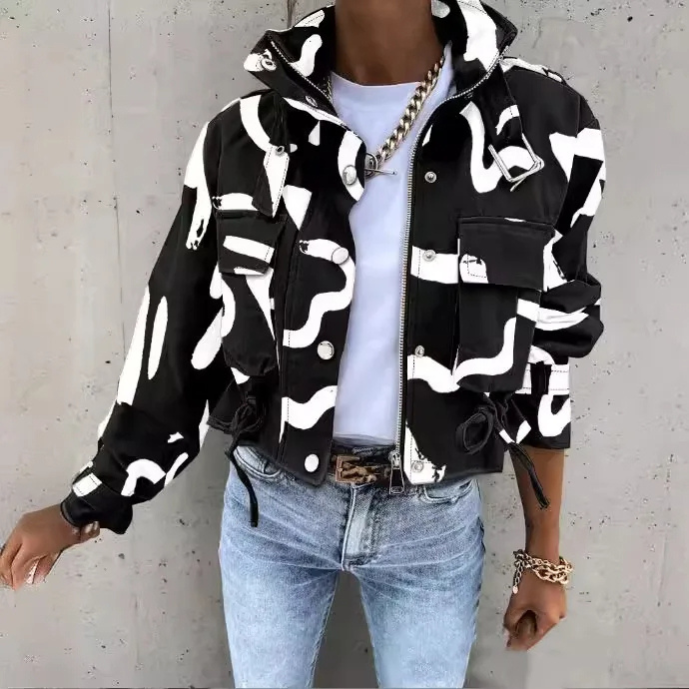 LM | Modern drawstring jacket for women
