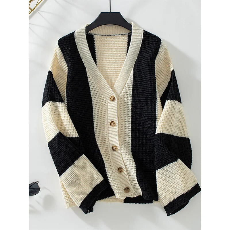 LM | Elegant striped knit