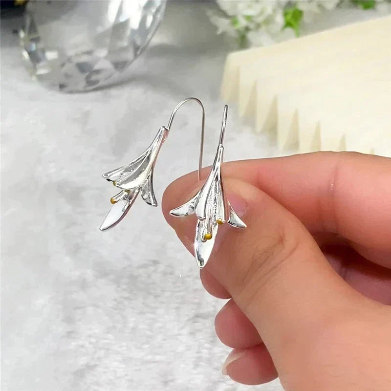 Romantic Silver Earring for Special Moments