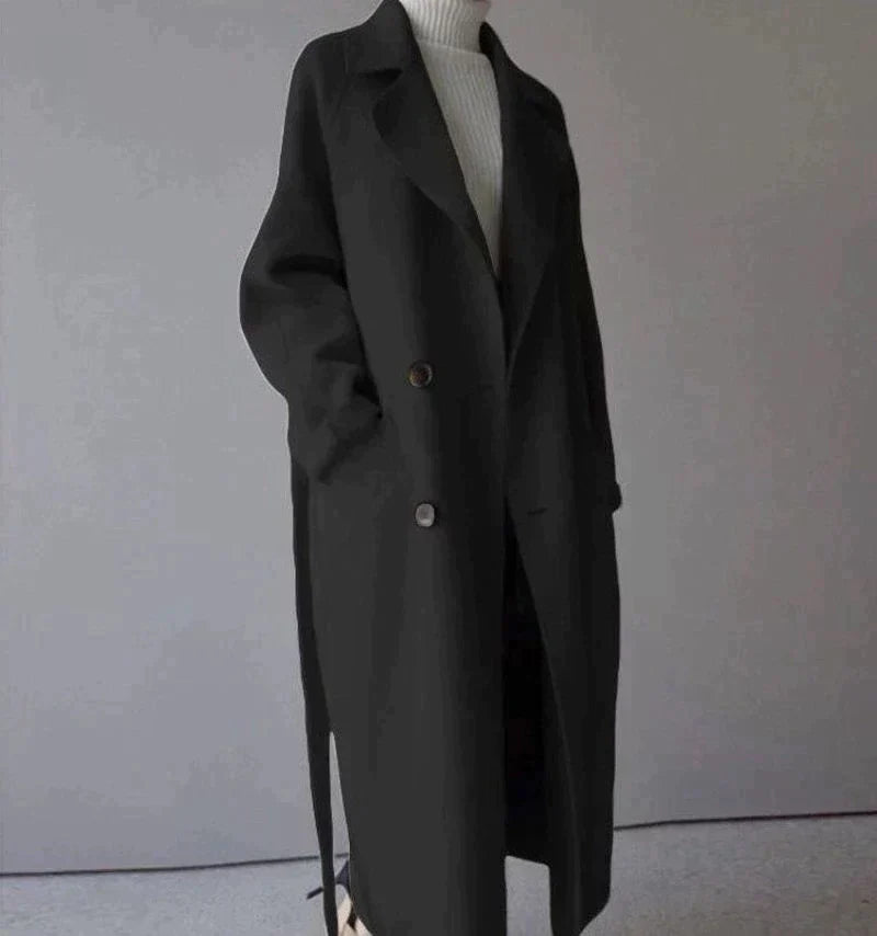 LM | Long wool coat for women