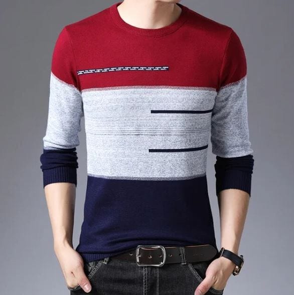 LM | Striped cotton sweater