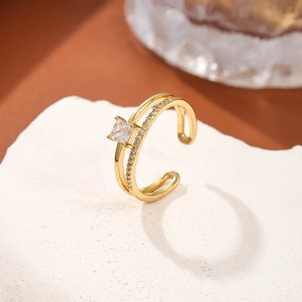 Delicate Artisan Gold Ring