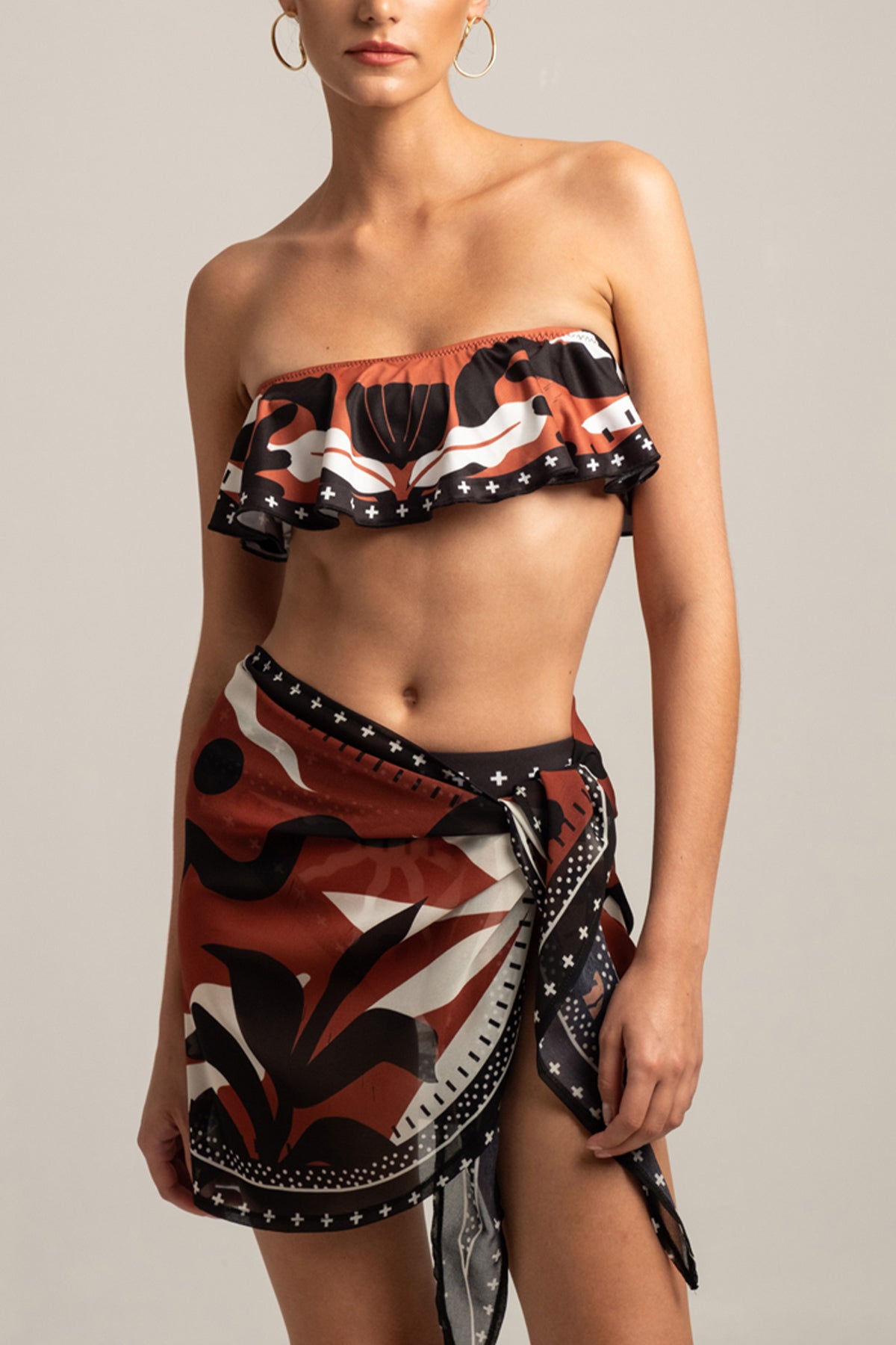 Kiki® | Bikini Brown/black/white
