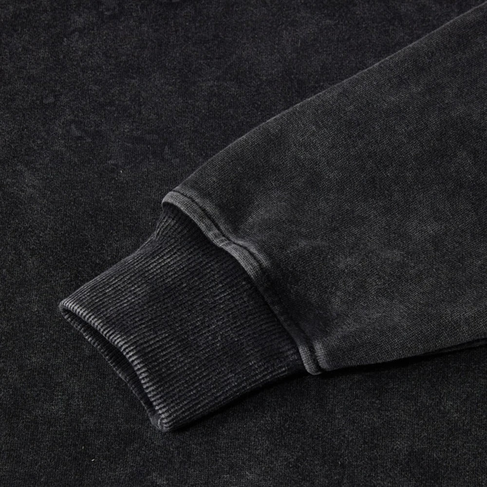 LM | Denim pullover hoodie