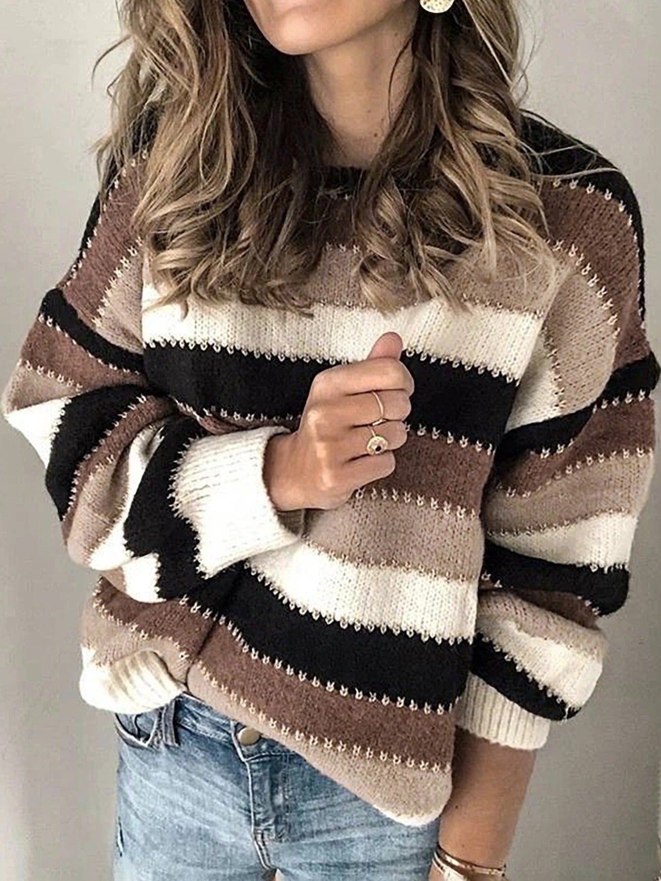 LM | Striped knitted sweater