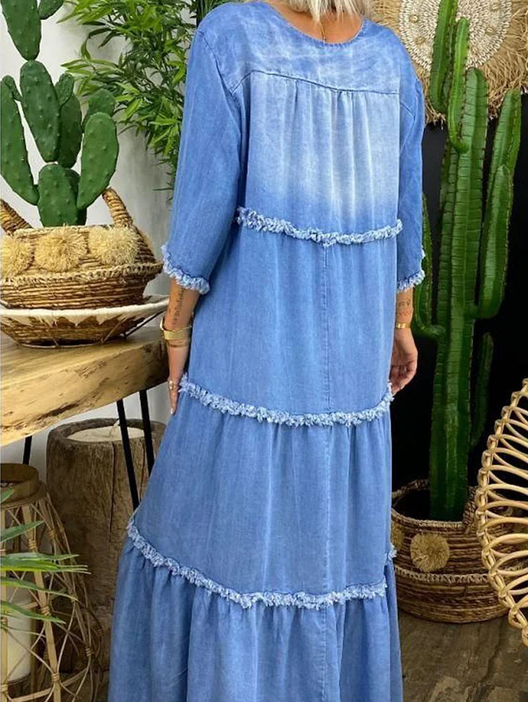 LM | Maxi dress with V-neck