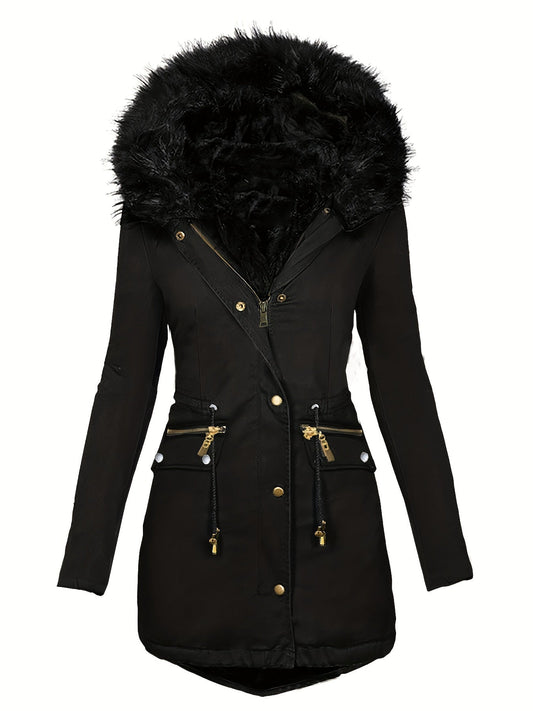 LM | Cozy fur coat for women