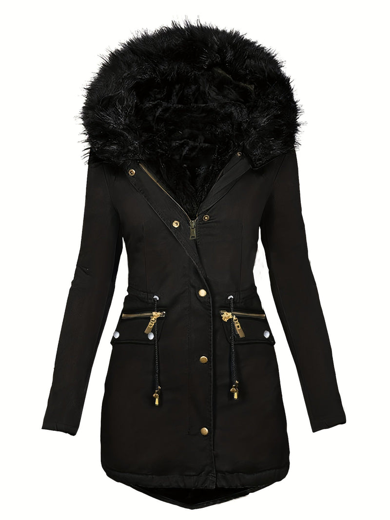 LM | Cozy fur coat for women
