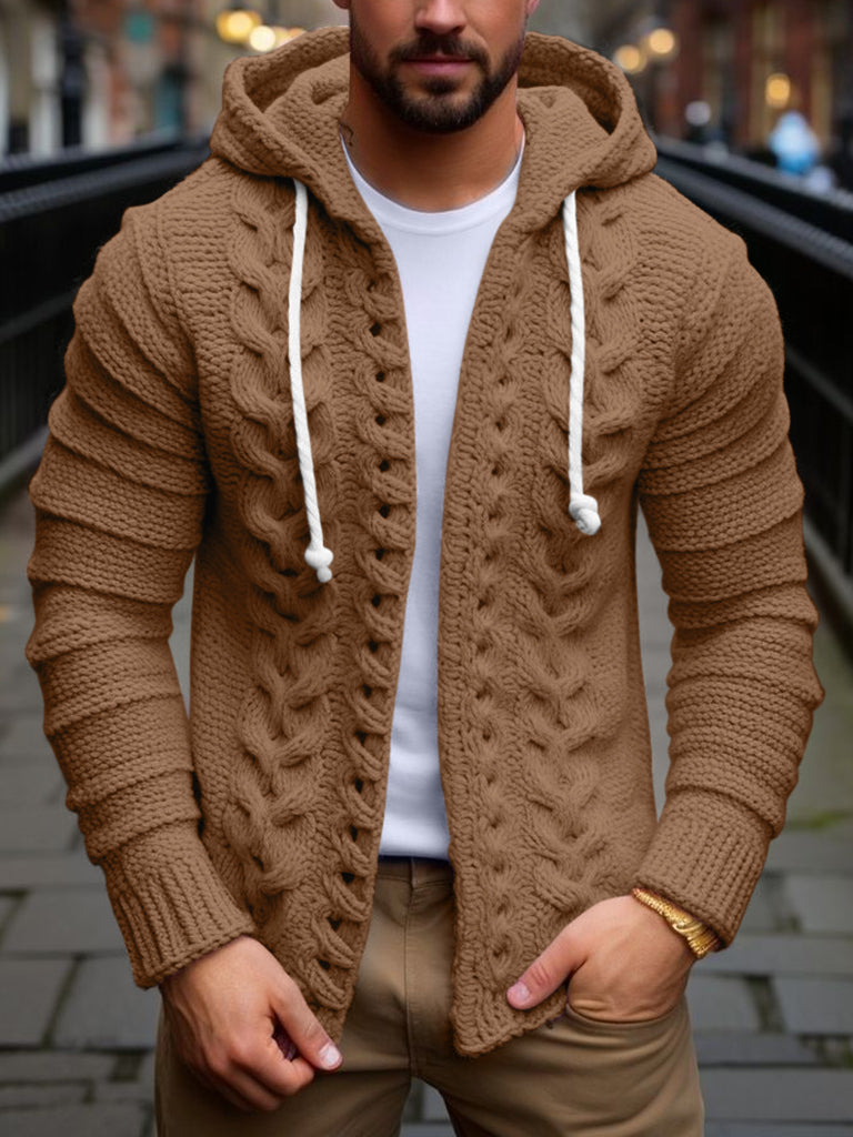 Fairman Warmth Island Jacquard Retro Buttons Sweater Cardigan elevenforest