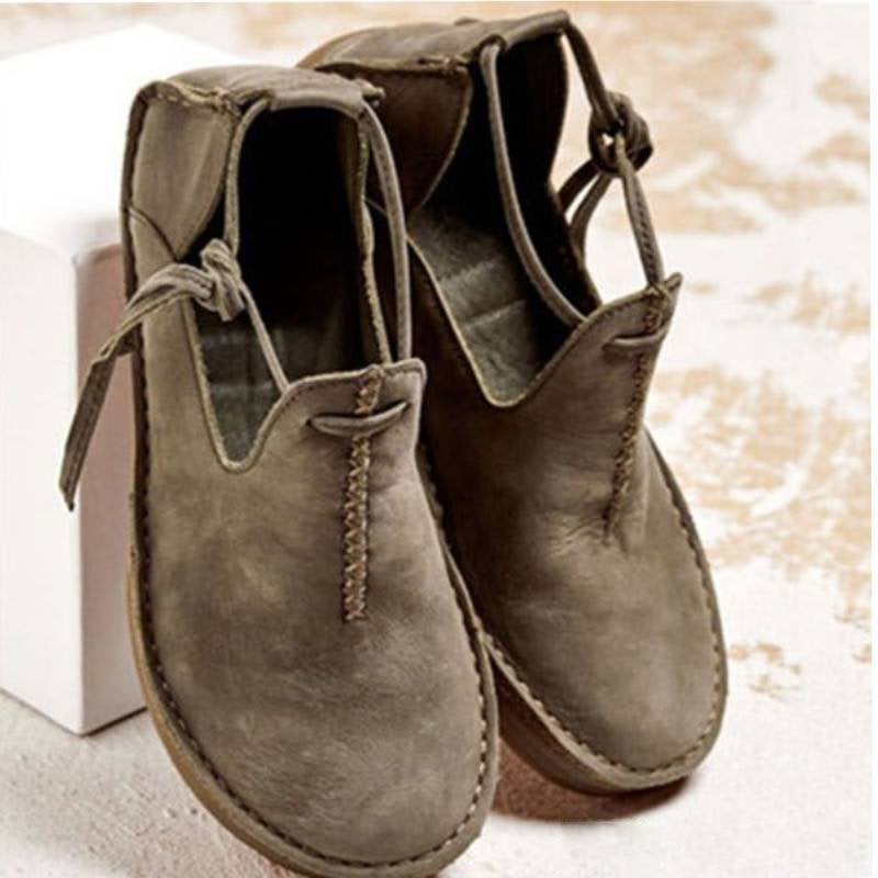 LM | Casual vintage loafers with laces