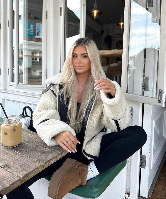 LM | Plush warm teddy coat