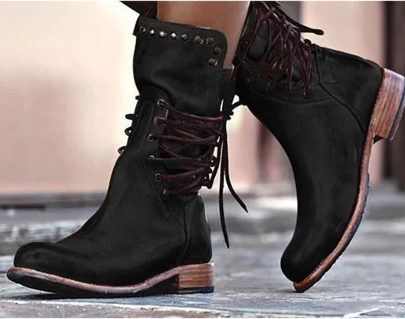 Classic Orthopedic Boots with Timeless Style