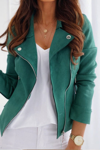 LM | Stylish jacket with zipper for an everyday look