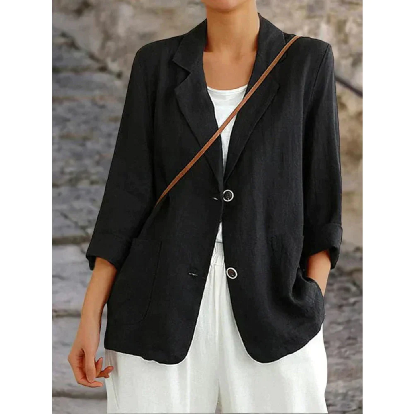 LM | Stylish linen blazer