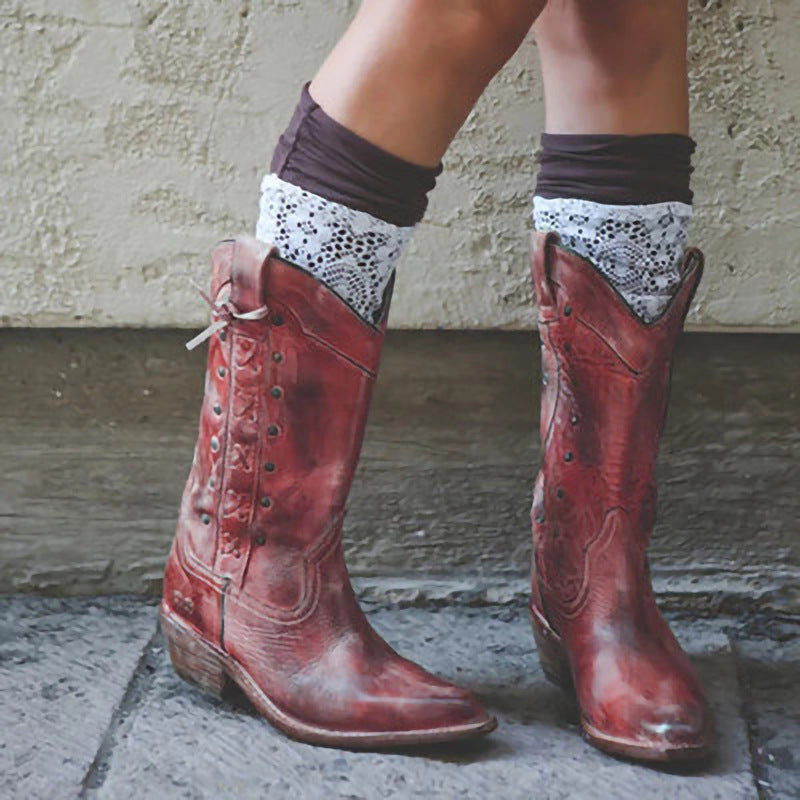 Vintage Inspired Orthopedic Boots