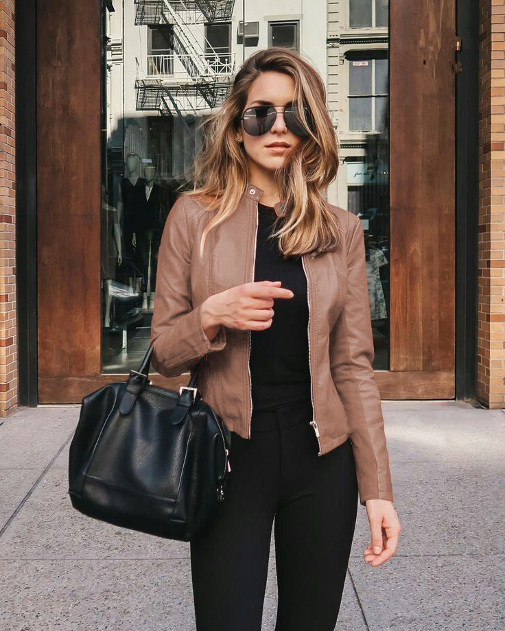 LM | Elegant zip jacket for women