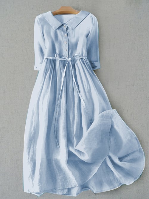 LM | Literally simple cotton dress