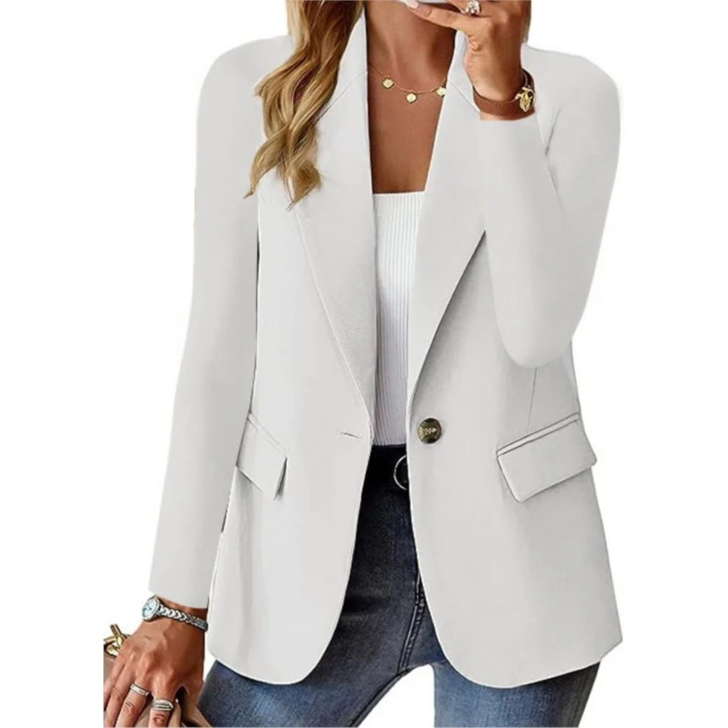 LM | Casual long-sleeved women's blazer
