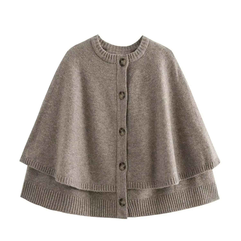 LM | Elegant button cape