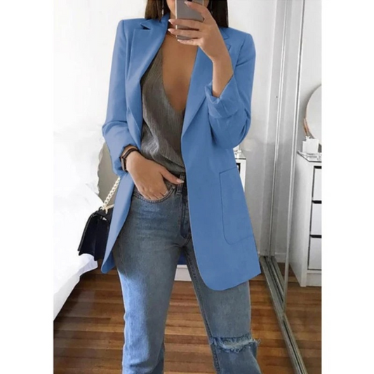 LM | Stylish pocket blazer for women