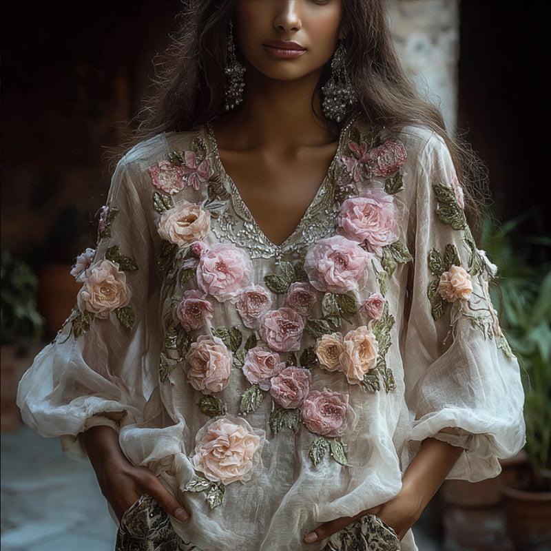 Timeless Vintage Style Top