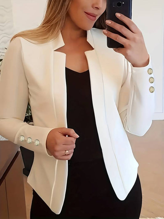 LM | casual blazer with long sleeves and buttons