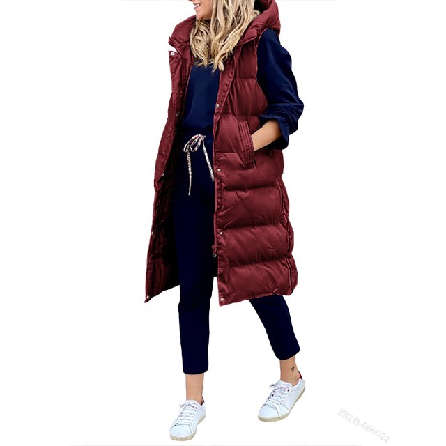 LM | Quilted vest with hood Bodywarmer