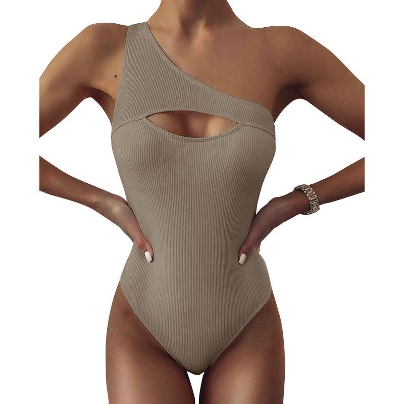 Úrsula® | New Bikini Color One-shoulder One-piece Swimsuit