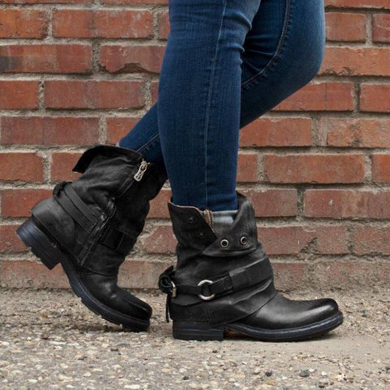 Classic Orthopedic Boots with Timeless Style