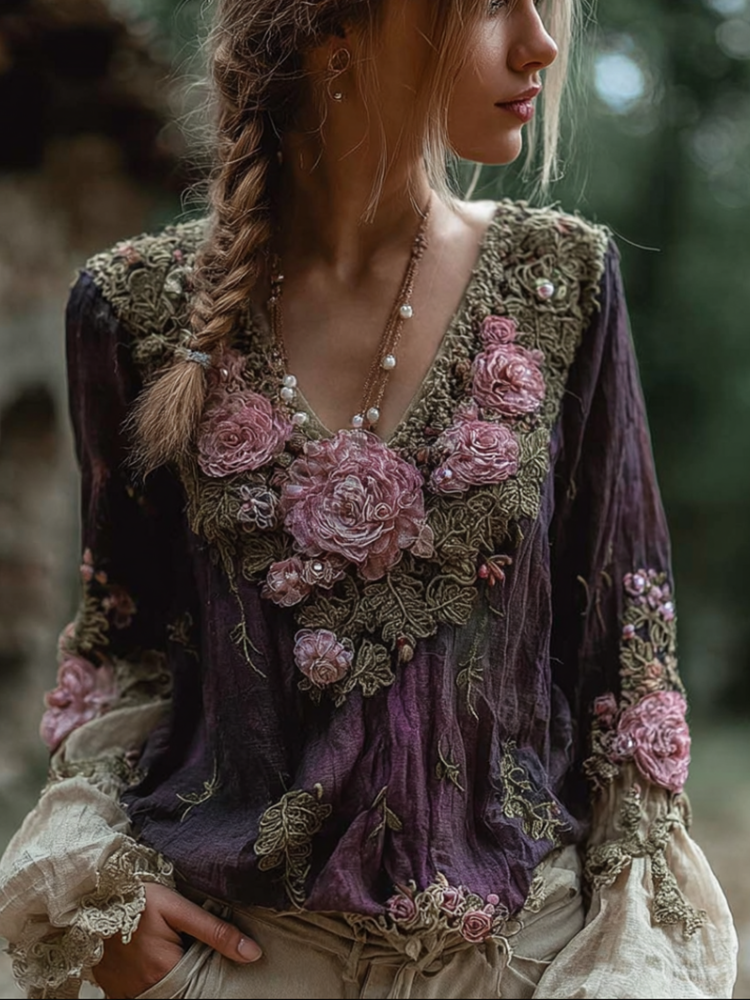 Timeless Vintage Style Top