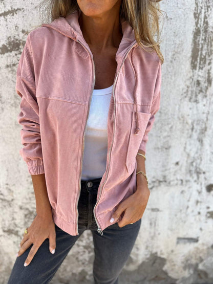 LM | Chic hooded jacket for women