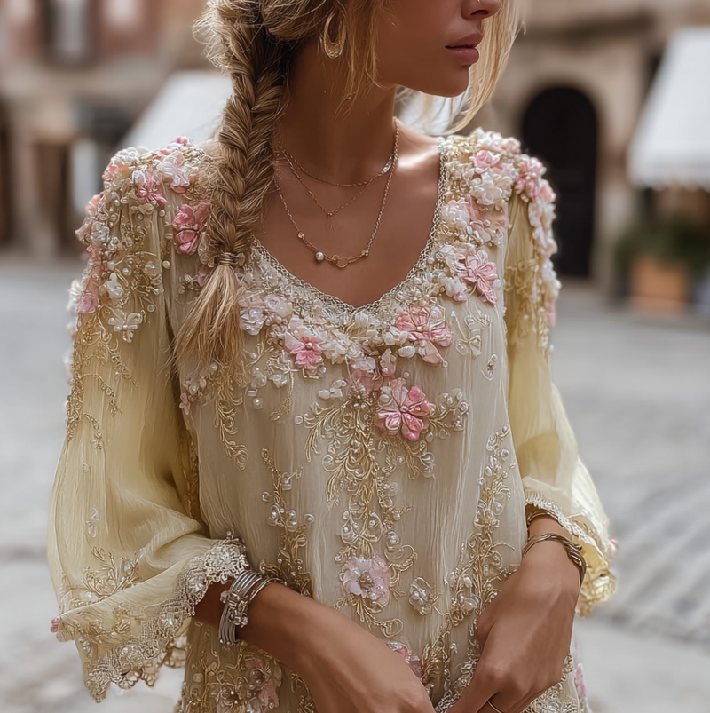 Timeless Vintage Style Top