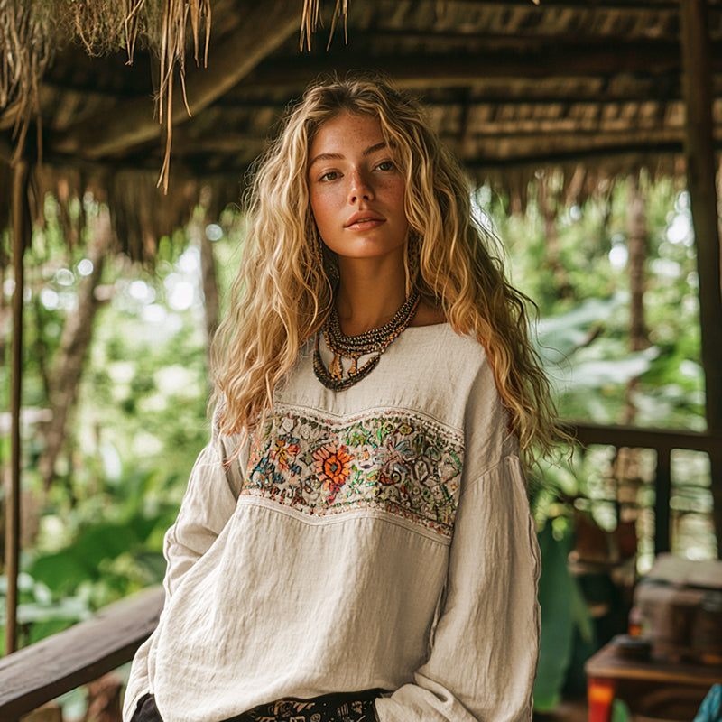 Timeless Vintage Style Blouse
