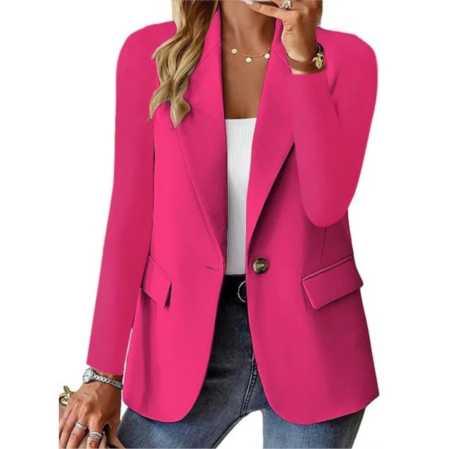 LM | Casual long-sleeved women's blazer