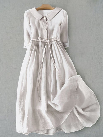 LM | Literally simple cotton dress