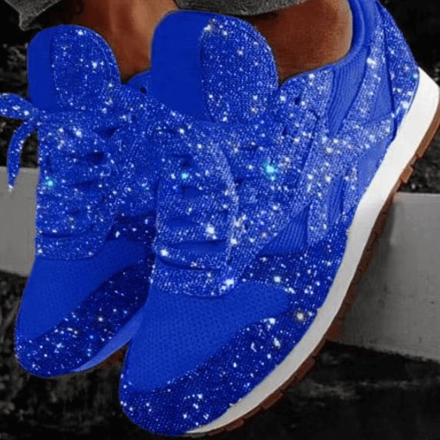 LM | Fashion sequins ladies shoes