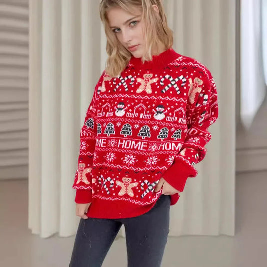 Eva® | Ugly Christmas sweater with a snowman motif