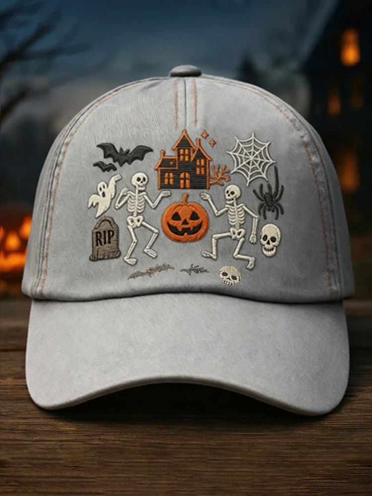 Halloween Printed Casual Unisex Hat artswardrobe