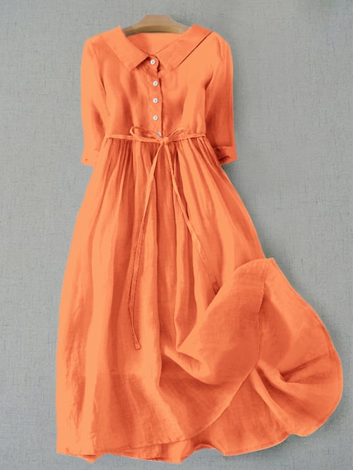 LM | Literally simple cotton dress