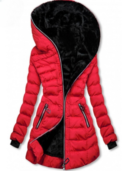 LM | Warm and fashionable hooded jacket
