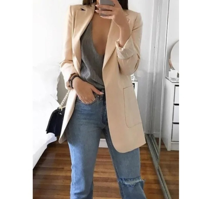 LM | Stylish pocket blazer for women