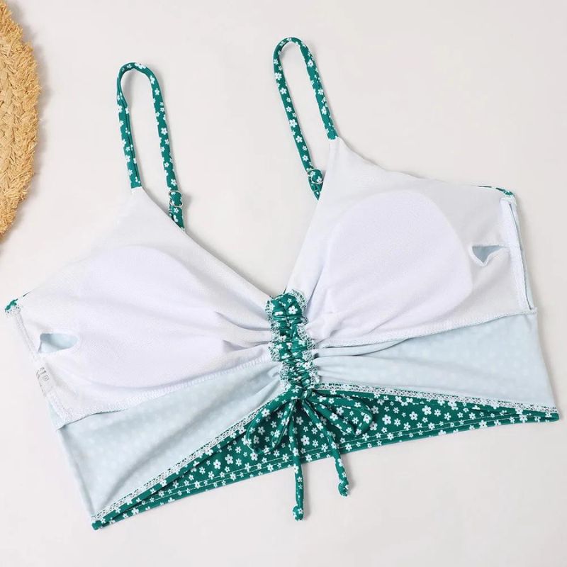Bondie® | 3-piece Ombre Lace Bikini Swimsuit With Beach Skirt