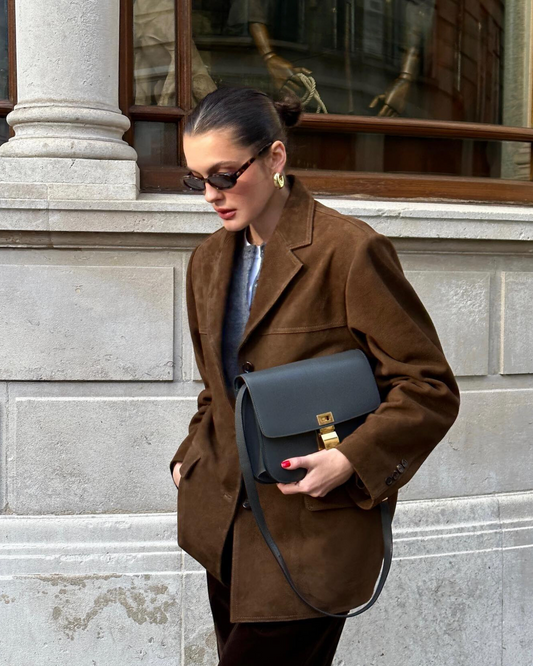 LM | Harlow™ suede blazer