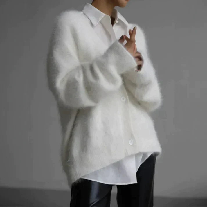 LM | Cashmere couture cardigan