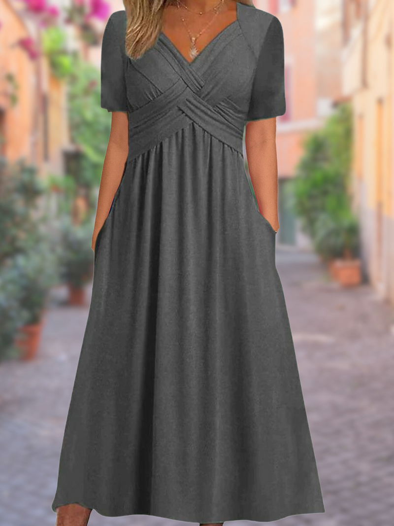 LM | Maxi dress with V-neck