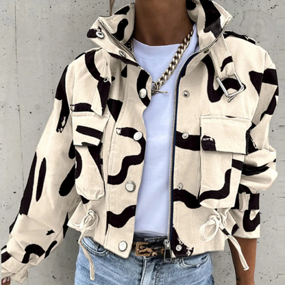 LM | Modern drawstring jacket for women