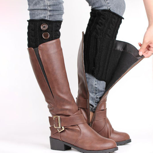 Casual Solid Color Knitted Socks artswardrobe